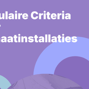 Detail voorblad Criteria Circulaire Klimaatinstallaties